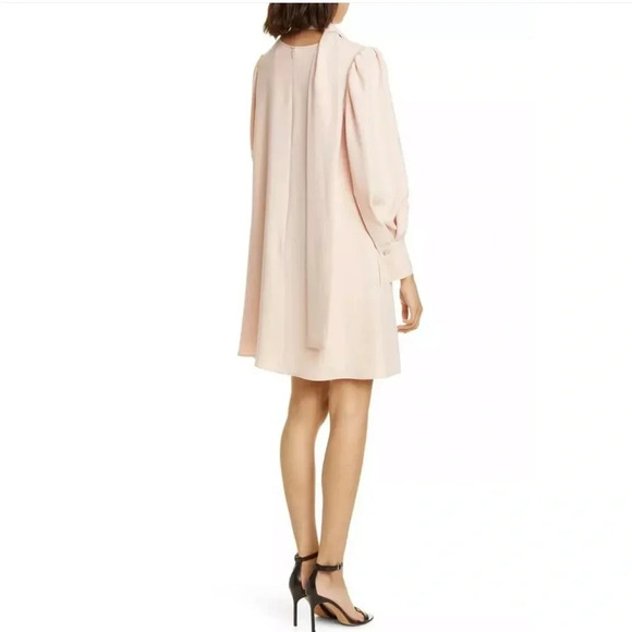 ADEAM NWT Tie Neck Scarf Crepe Shift Dress - Picture 3 of 12